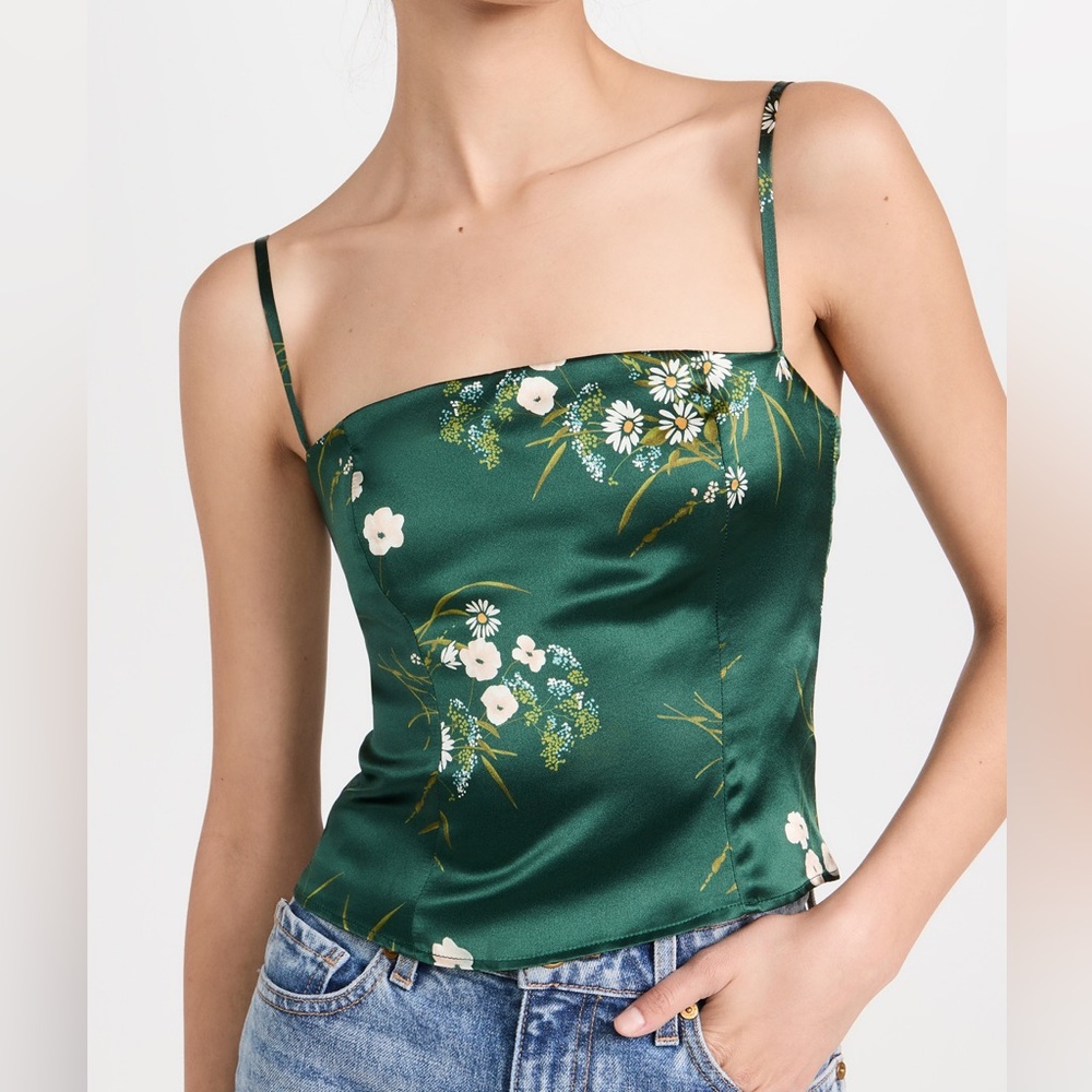 Reformation Overland Silk Top